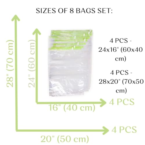 The Chestnut 8 Travel Space Saver Bags - No Vacuum or Pump photo 11