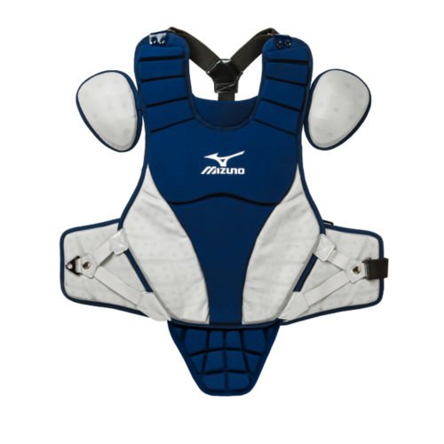 UPC 041969662601, Mizuno Samurai Youth Chest Protector, Navy/Grey, 14&quot;