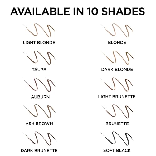 L’OREAL PARIS MAKEUP BROW STYLIST DEFINER WATERPROOF EYEBROW PENCIL, ULTRA-FINE MECHANICAL PENCIL, DRAWS TINY BROW HAIRS AND FILLS IN SPARSE AREAS AND GAPS, BRUNETTE, 0.003 OUNCE (1 COUNT)