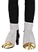 elope Gold Unicorn Costume Back Hooves - Soft Velboa with Elastic Straps and Hook and Loop Fasteners - Standard - Multi-colored