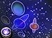 Alkbo Night light projection lamp Star Romantic Rotating Sky Cosmos Cover Projector Night Lighting for Children Adults Bedroom, Mood/Decorative Light, Baby Nursery Light
