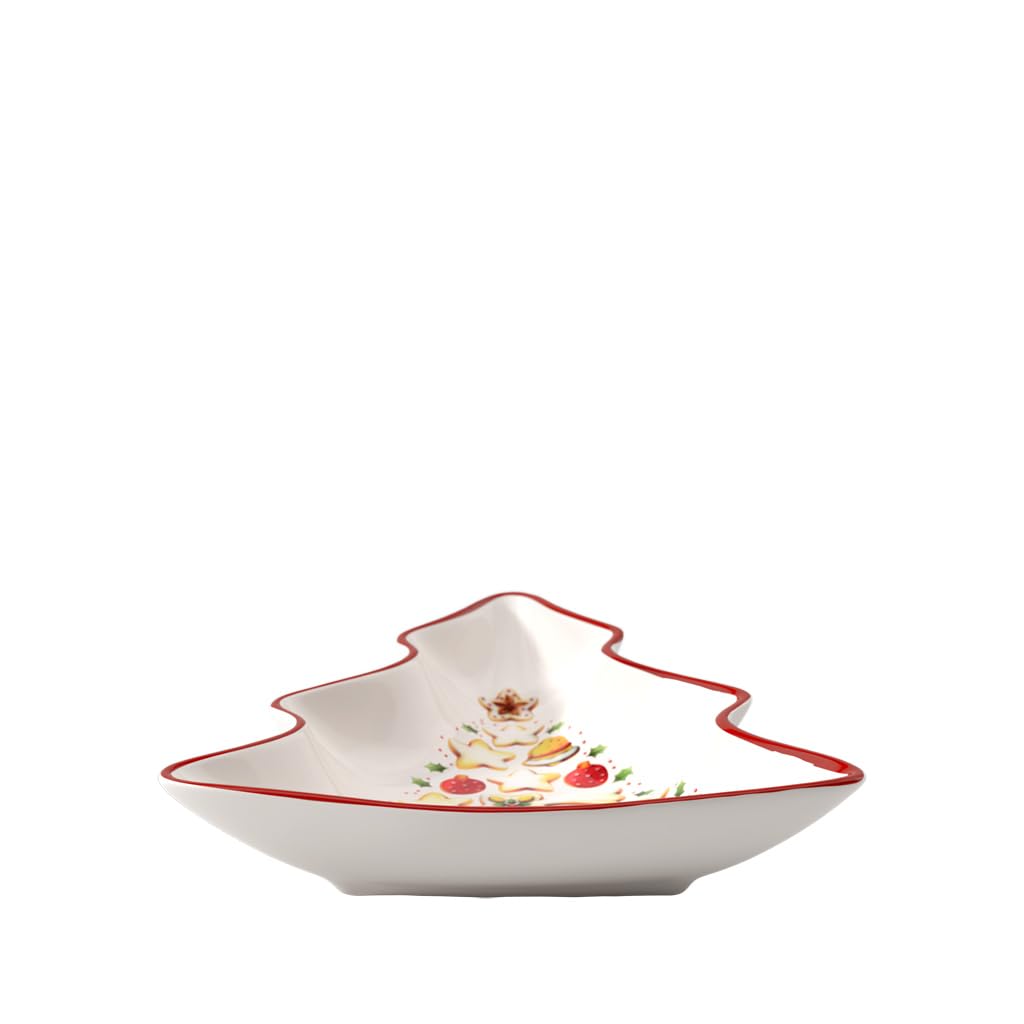 Villeroy & Boch – Winter Bakery Delight Dessert Bowl Red, Microwave Safe, Christmas, Decoration, Table, Bowl, Dining Room Decor, Premium Porcelain — image 1