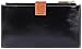 Genuine Leather Wallet for Women Credit Card Holder Wallets Zipper Purse with RFID Blocking Black