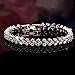 Lurah7 Women Fashion Roman Style Crystal Diamond Bangle Bracelets Elegant Charm Rhinestone Bracelets Gifts