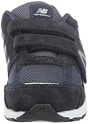 New Balance 990 V5 Hook and Loop Sneaker, Navy, 1.5