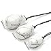 [GTC Certificated] SanSiDo Yoni Egg Jade Egg 3Pcs Amethyst Massage Stones for Women to Strengthen Pelvic Floor Muscles & Counter Stress Adult Urinary Incontinence (Natural White Howlite)
