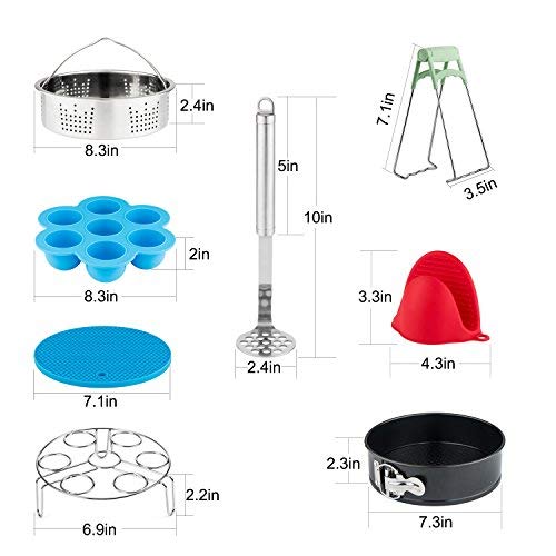 image for SunteeLong Instant Pot Accessories Set-Fits 5/6/8Qt Instant pot Pressu