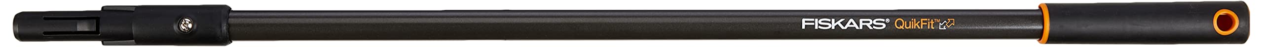 Fiskars short handle for QuikFit tool heads, not telescopic, length 84 cm, aluminum, black/orange, QuikFit, 1000664