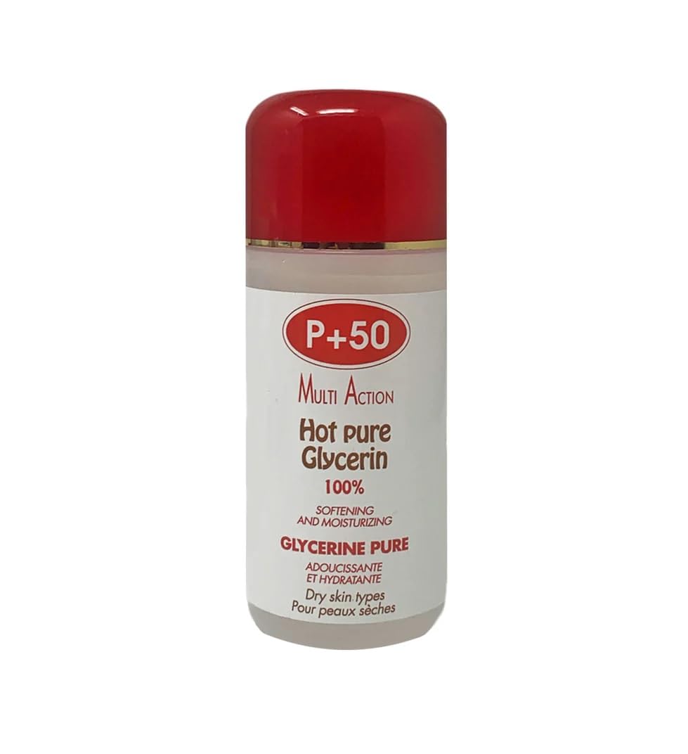 P+50 Multi Action Hot Pure Glycerin 100% Vegetable 200ml - Great for dry skin, highly moisturizing for all skin types