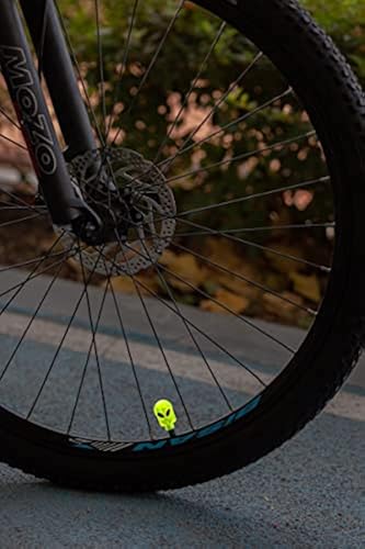 Bike Valve Caps for Wheels LED Tire Valve Stem Cap Lights Bicycle