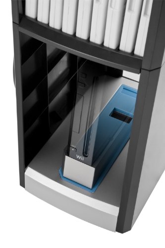 LevelUp Wii Factor Game Storage Tower, Black - Thumbnail 2