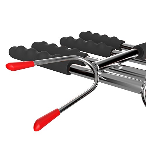 ANJ Outdoors Dare To Compare-The Sturdiest Premium Marshmallow Roasting Sticks |The Most Durable And Highest Weight Resistance | 45'' Extendable Stainless Steel Telescoping Forks (Black)