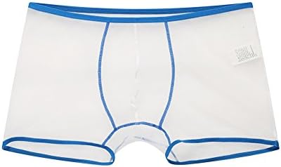 Fedi Apparel Men Mesh Boxers Transparent Shorts See Through Underwear