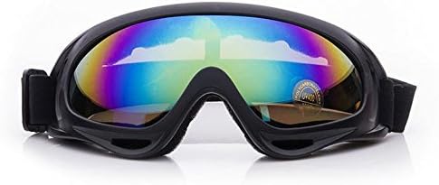 Motorcycle Goggles, Outdoor Glasses Eyewear Weatherproof Dirt Sand Wind Dust Protective Sunglasses Tactical Goggles to Prevent Particulates (Colorful)