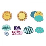 Sizzix 660134 Triplits Die Set, Hello Sunshine by Stephanie Barnard, 13-Pack