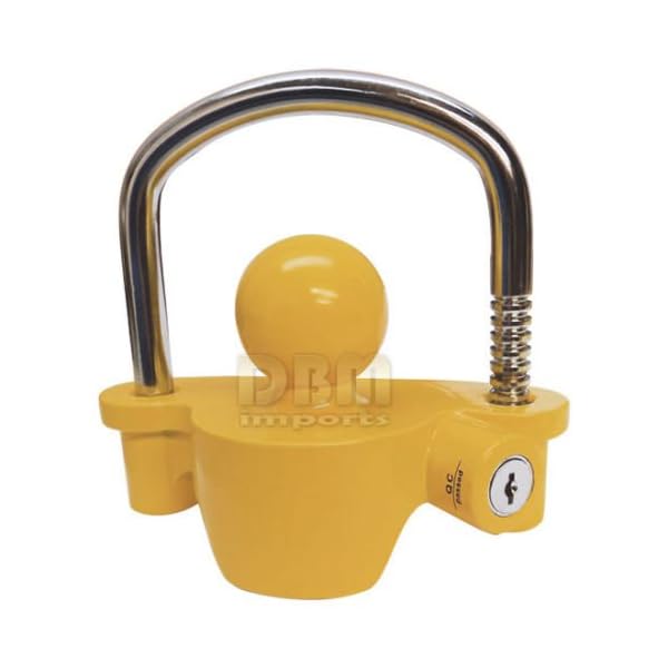 Trailer-Coupler-Lock-Boat-Marine-RV-Tractor-Hitch-Theft-Protection-2-Keys-Lock