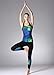icyzone Women's Activewear Workout Yoga Spaghetti Strap Racerback Tank Top with Built in Bra (S, Aurora)