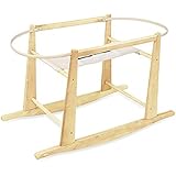 Rocking Moses Basket Stand Natural