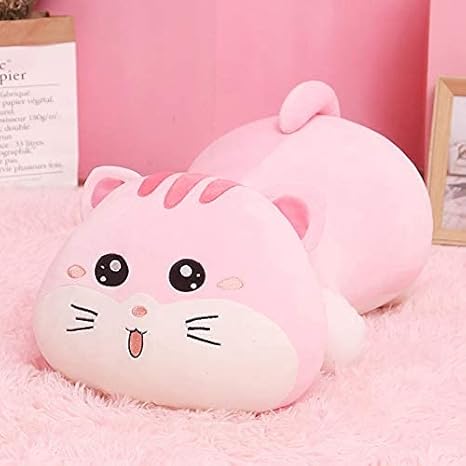 Amazon Kcgnbqing ファッション軟体動物猫ぬいぐるみぬいぐるみ人形かわいい猫人形キッズギフトソファホーム枕55cm D かわいいぬいぐるみ Color B Size 75cm ぬいぐるみ ホビー