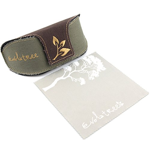 Evolatree Extra Large Sunglass Case - Oversize Sunglasses Case For Eyeglasses & Eyewear - Protective Holder For All Size Glasses - 2 Piece Set, Includes Soft Cleaning Cloth