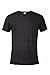 Casual Garb Men's Snow Heather Fitted T Shirt Short Sleeve Crew Neck T-Shirts for Men Black Large