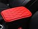 Forala Auto Center Console Pad,PU Leather Car Armrest Seat Box Cover Protector Protects from Dirt,Damage,Pet Scratches,Old Damaged Consoles (A-Black) (A-Black) (D-Leather, Black)