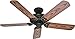 Hunter Fan Company, 53126, 52 inch Bridgeport New Bronze Indoor / Outdoor Ceiling Fan and Pull Chain
