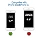 JETech Screen Protector for iPhone 6s and iPhone 6, PET Film, 3-Pack