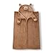 Kanguru Wearable Bear Hooded Blanket Gifts for Boy 5 6 7 8 9 10 Year Old- Fun Christmas and Birthday Gifts for Kids (Brown)
