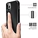 Mkeke Compatible with iPhone 11 Pro Case, Clear Cases for iPhone 11 Pro 5.8 inch (Black)
