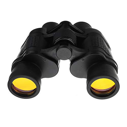 60X60 Zoom HD Day/Night Vision Binoculars, Portable Waterproof Folding Binoculars with Clear Weak Light Night Vision for Adults/Kids, High Clarity Distance 5m to 3000m(Black)