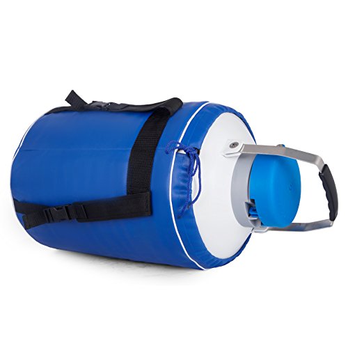 BestEquip Liquid Nitrogen Container 6L Liquid Nitrogen Storage Tank Static Cryogenic Container with 6 Canisters
