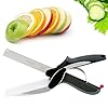 Vicloon Kitchen Scissors, Sharp Kitchen Scissors Multipurpose Utility Stainless Steel Scissor with Cutting Board Built…