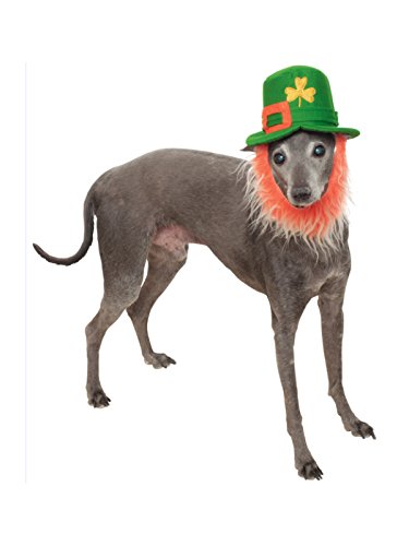 Rubies Costume Company St. Patty's Day Pet Costume Hat with Beard