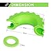 BUNKER INDUST D Ring/Shackle Isolator Kit,1 Pair Green D-Ring Isolator and 4 Pcs Washers Dring Cover Fit for 3/4
