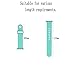 Apple Watch Band - WantsMall Soft Silicone Sport Style Replacement iWatch Strap for 38mm Apple Watch Models (Mint Green)