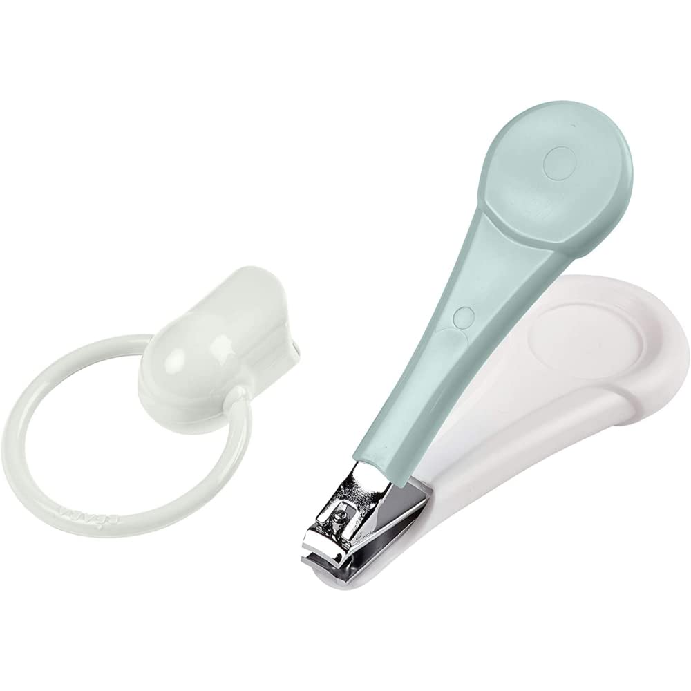 Beaba Nail Clippers for Babies and Children - Nail care and manicure - Large Ergonomic Handle - Blue