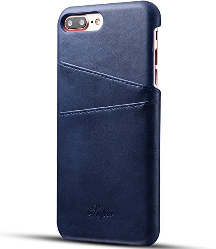 Iphone X/8/8Plus/6/6S/6Plus/6S Plus/7/7Plus Wallet Cash and Card Slots Case Slim PU Leather Back Case Cover