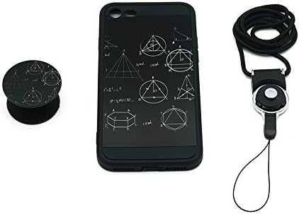 iPhone 8 Case, iPhone 7 Case, Heavy Duty Full Protective Cover With Expanding Stand Phone Grip Mount Sockets For Apple iPhone 8 7 - Free Detachable Long Lanyard Neck Strap (Formula)