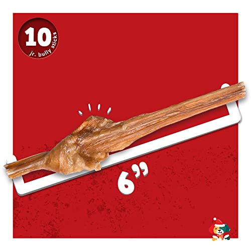 Jack&Pup for Dogs Bladder Bully Sticks for Small Dogs 6 Inch Baby