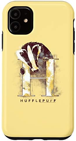 iPhone 11 Harry Potter Hufflepuff Watercolor Case