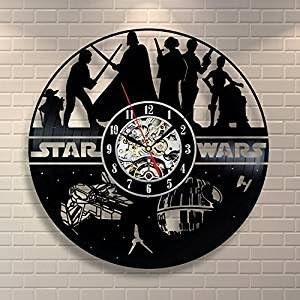 Vinyl Record Design Wall Clock Fashion Creative Clock Cd Vinyl Disc Wall Clock Movie Themed Home Decor 3D Hanging Watc 12