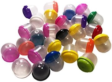 100 - 1" Empty Acorn Bulk Vending Machine Capsule Bubbles