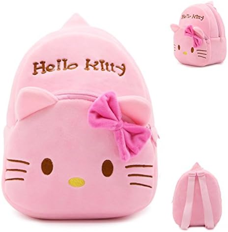 TEKIMBE Hello Kitty kindergarten Backpack Soft Plush Schoolbag Shoulder Bag For Kids