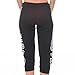Coco-Limon Women Capri Joggers - French Terry, Double Side Love Print