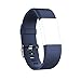 iGK For Fitbit Charge 2 Bands, Adjustable Replacement Bands with Metal Clasp for Fitbit Charge 2 Wristbands Classic Edition Navy Large