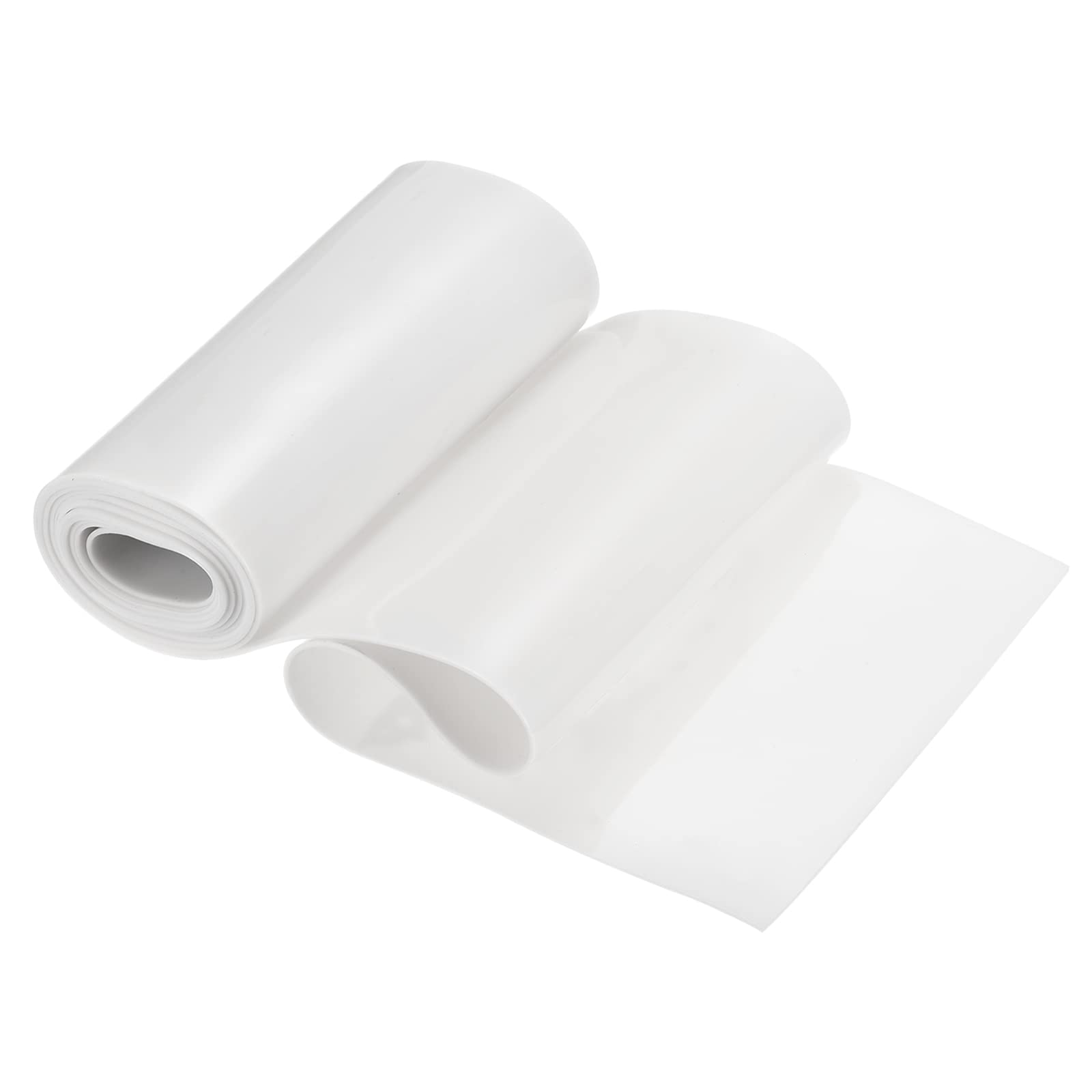 PATIKIL Plastic Vinyl PVC Strip Door Curtain, 7.2" Length x 7.3" Width Windproof Plastic Vinyl Strip Curtain for Freezer Cooler Home Mall Warehouse Welding Room Welding Room, White