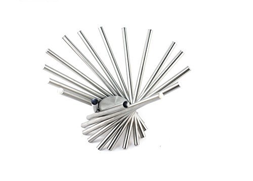 Landtom Creative Stainless Steel Rotation Fruit Bowl/Fruit Basket/Fruit Stand/Fruit Holder with Free Orange Peeler, Silver