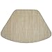 Sweet Pea Linens Cream/Tan Wipe Clean Wedge-Shaped Placemats - Set of Two