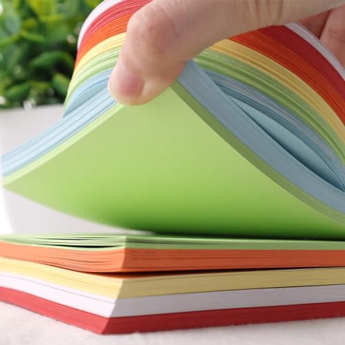 KOOGEL lernkarten 300 Stück Moderationskarten, 6 Farben Metaplankarten Rund und Rechteckig Bunt Moderationskarten Set für Büro Schule Präsentation Vortrag